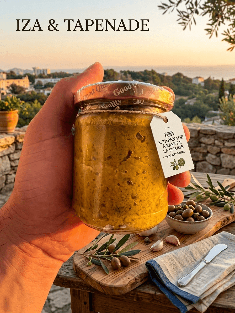 Tapenade d'olives verte